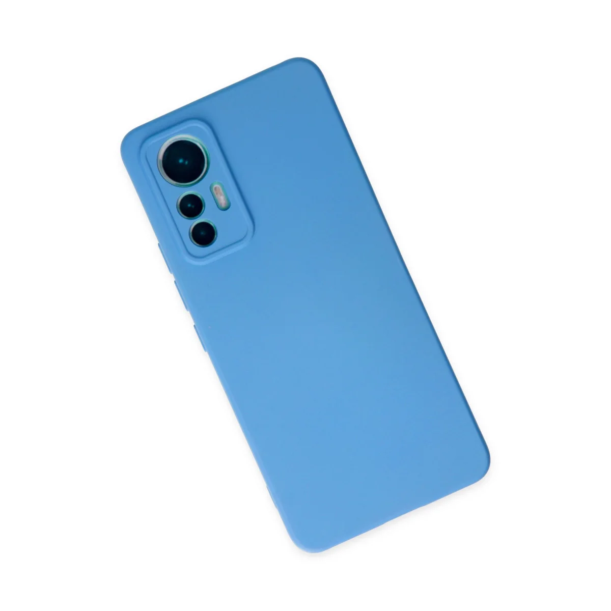 Mi 12 Lite Kılıf Nano içi Kadife Silikon - Mavi