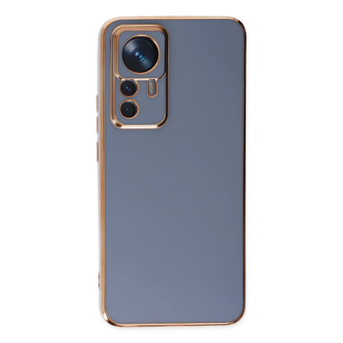 Mi 12T Pro Kılıf Volet Silikon - Mavi