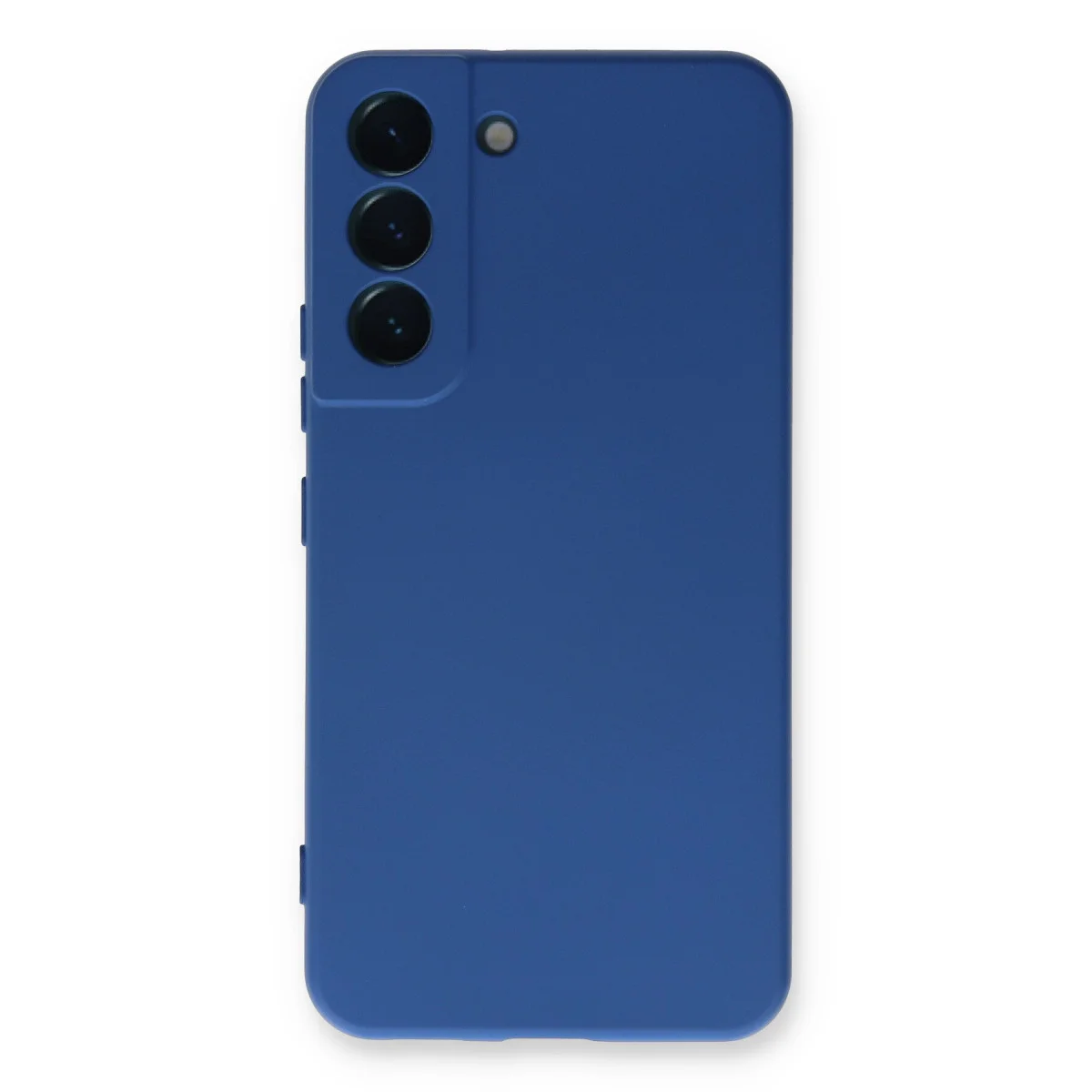 Galaxy S23 Kılıf Nano içi Kadife Silikon - Mavi