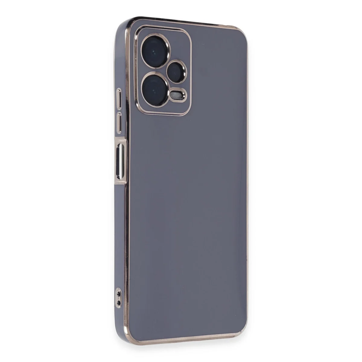 Redmi Note 12 Pro Plus Kılıf Volet Silikon - Mavi