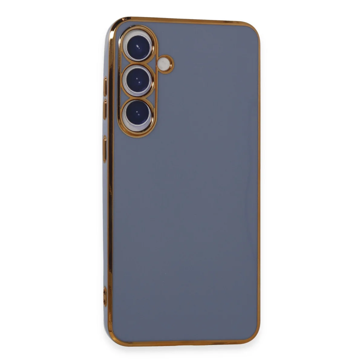 Galaxy S24 Plus Kılıf Volet Silikon - Mavi