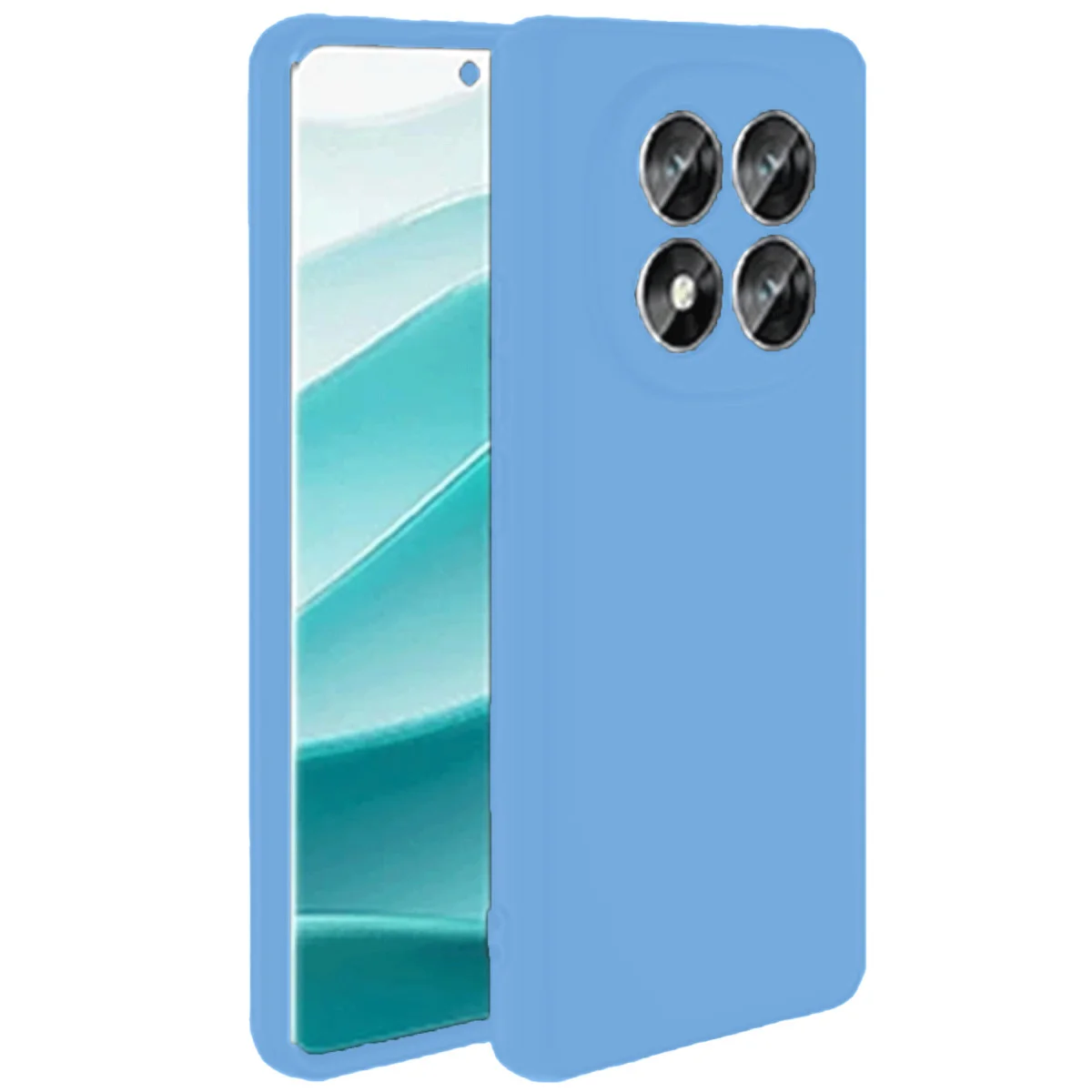 Redmi Note 14 Pro 5G Kılıf First Silikon - Mavi