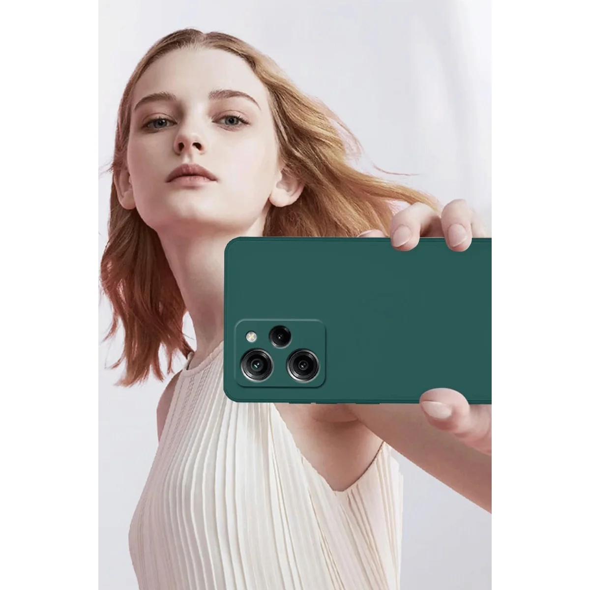 Poco X5 Pro 5G Nano içi Kadife Silikon - Mavi