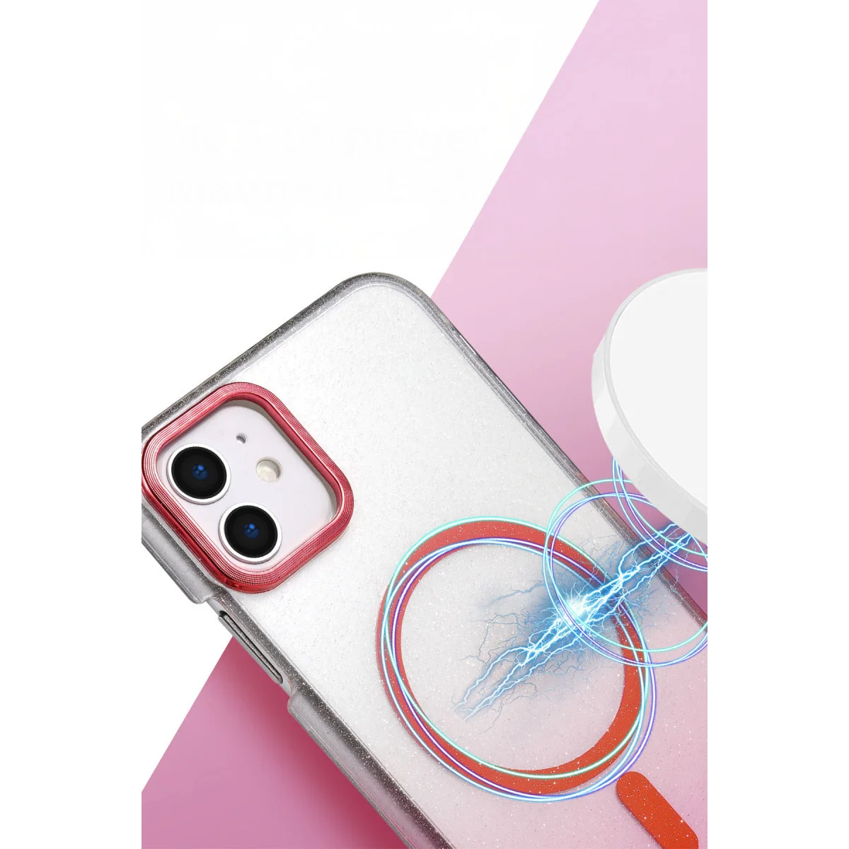 iPhone 11 Glossy Magsafe Kapak - Mavi