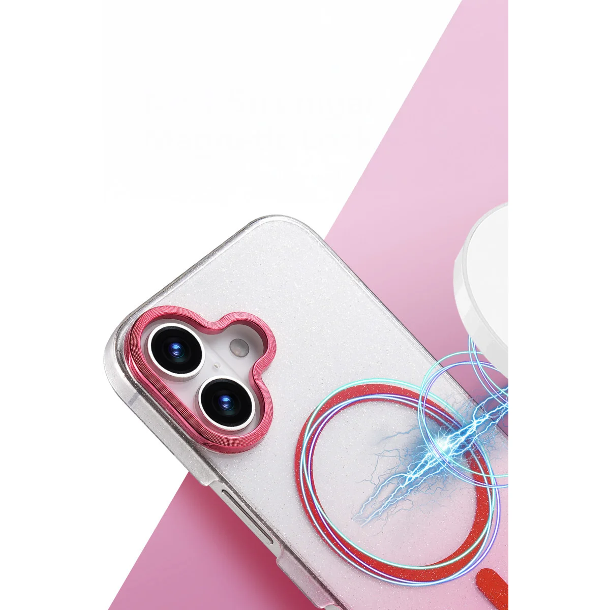 iPhone 16 Glossy Magsafe Kapak - Mavi