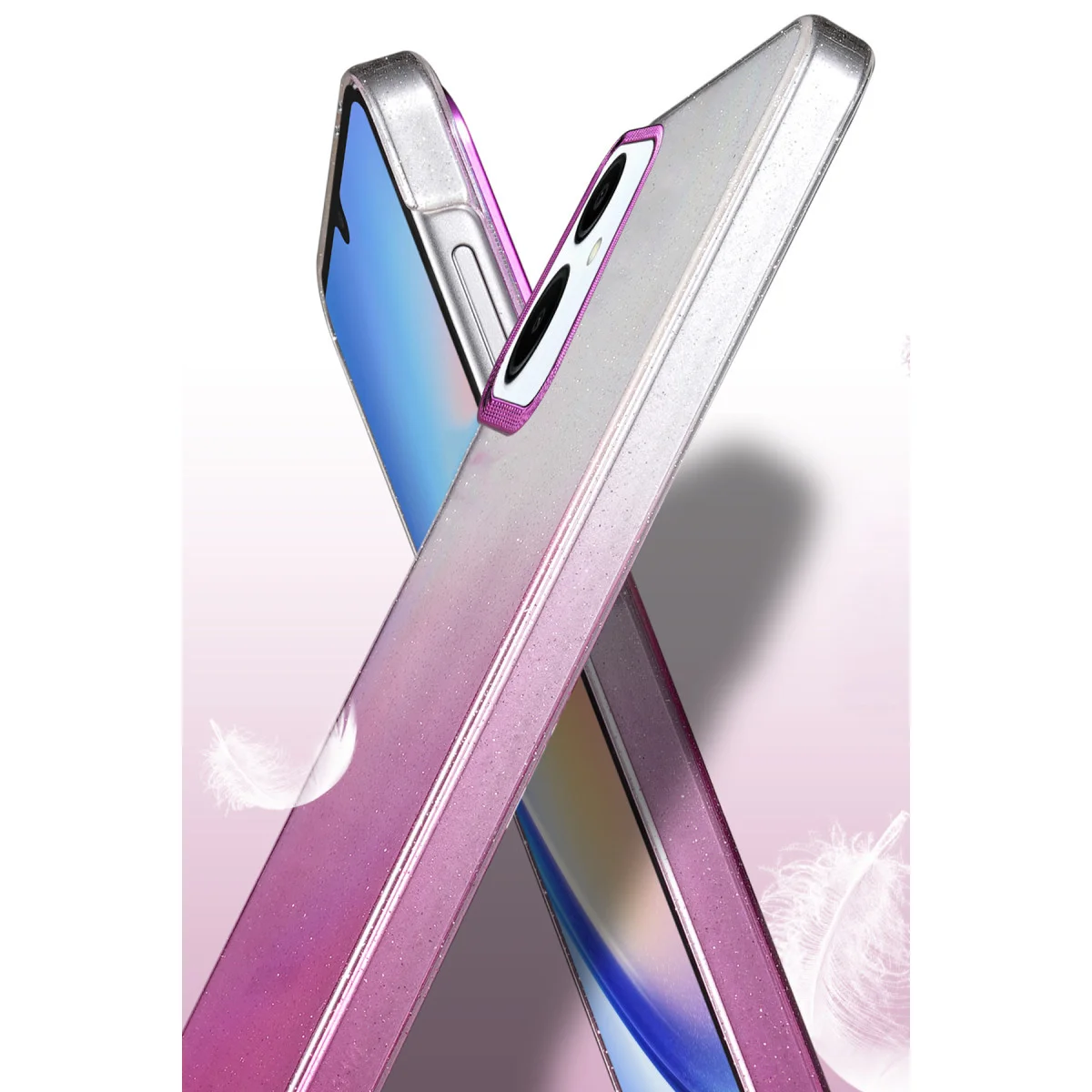 Galaxy A06 Glossy Kapak - Mavi