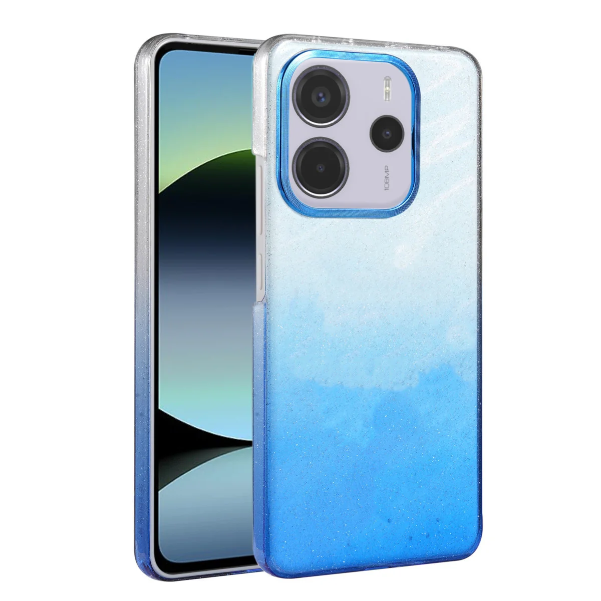 Redmi Note 14 4G Glossy Kapak - Mavi