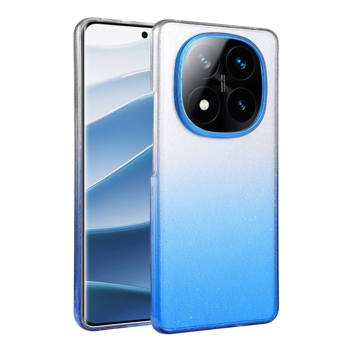 Redmi Note 14 Pro 5G Glossy Kapak - Mavi