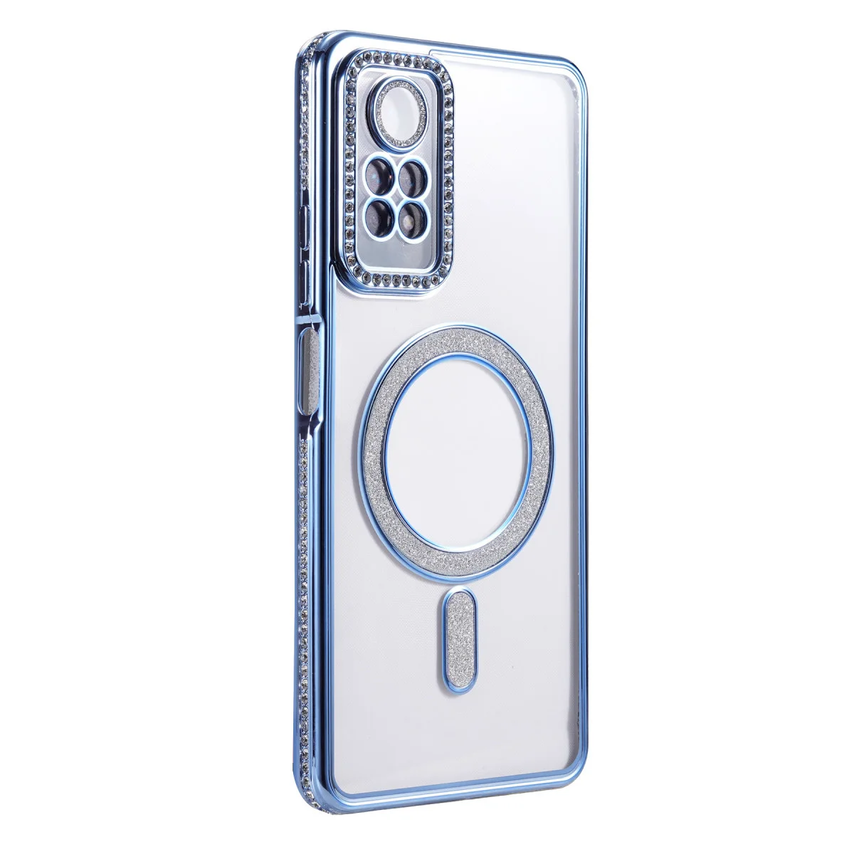 Redmi Note 12 Pro 4G Joke Simli Magneticsafe Kılıf - Mavi