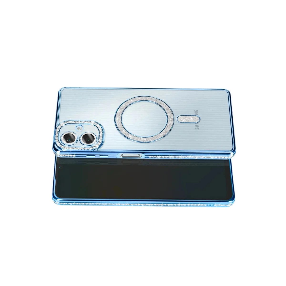 Galaxy A07 4G Joke Simli Magneticsafe Kılıf - Mavi
