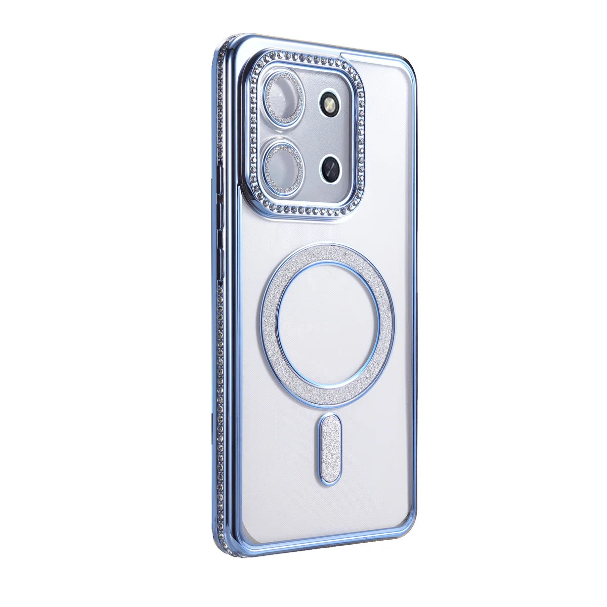 Redmi 15C 4G Joke Simli Magneticsafe Kılıf - Mavi