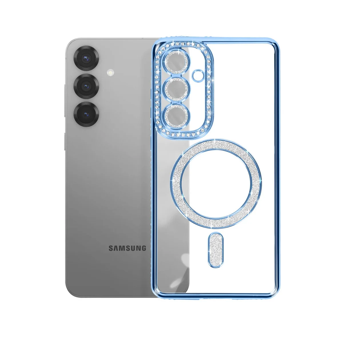 Galaxy S26 Plus Joke Simli Magneticsafe Kılıf - Mavi