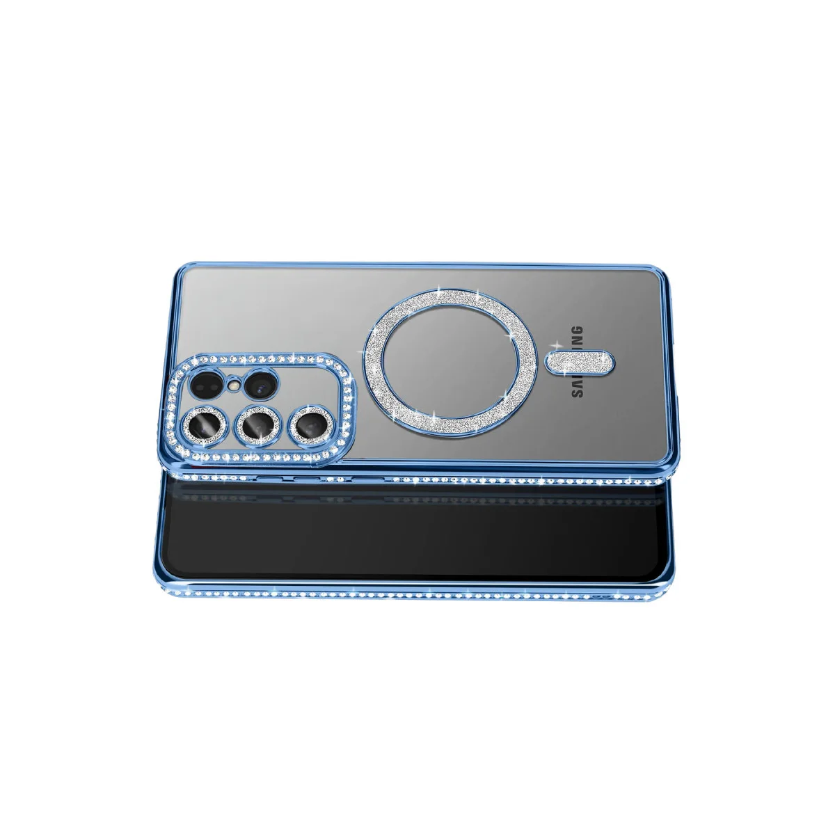 Galaxy S26 Ultra Joke Simli Magneticsafe Kılıf - Mavi