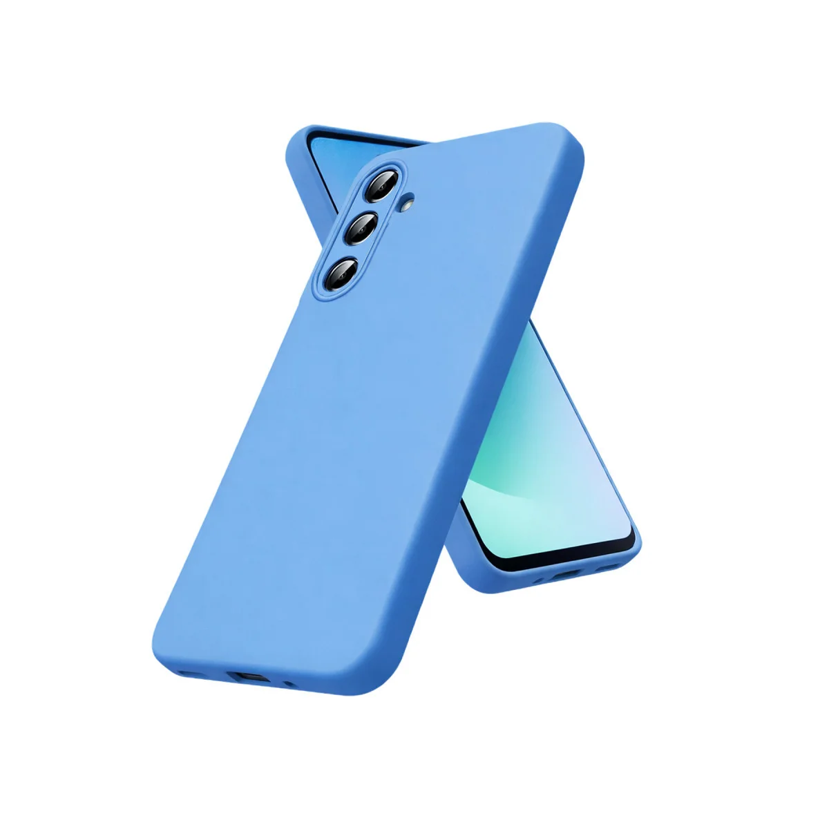 Galaxy S26 Nano içi Kadife Silikon - Mavi