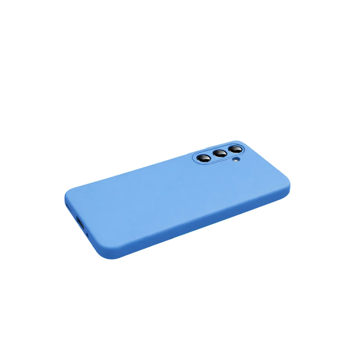 Galaxy S26 Nano içi Kadife Silikon - Mavi