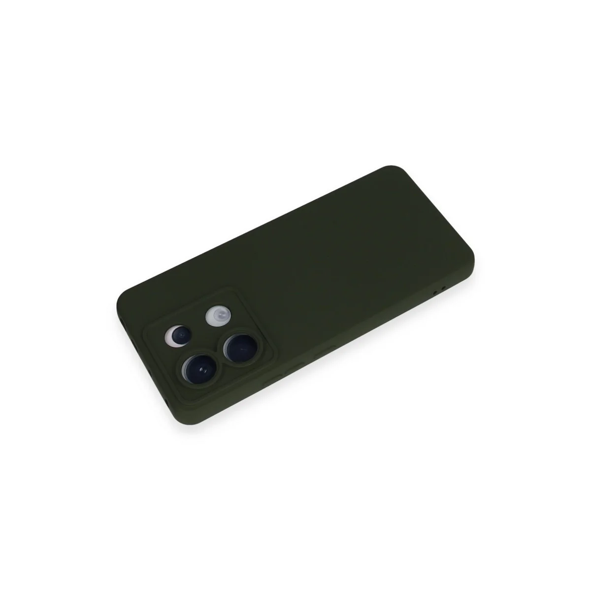 Redmi Note 13 Pro 5G Kılıf Nano içi Kadife Silikon - Koyu Yeşil