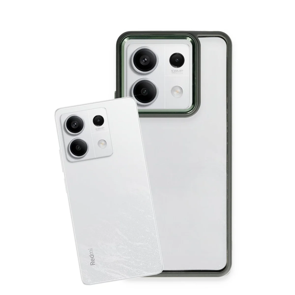 Redmi Note 13 Pro 5G Kılıf Power Silikon - Koyu Yeşil