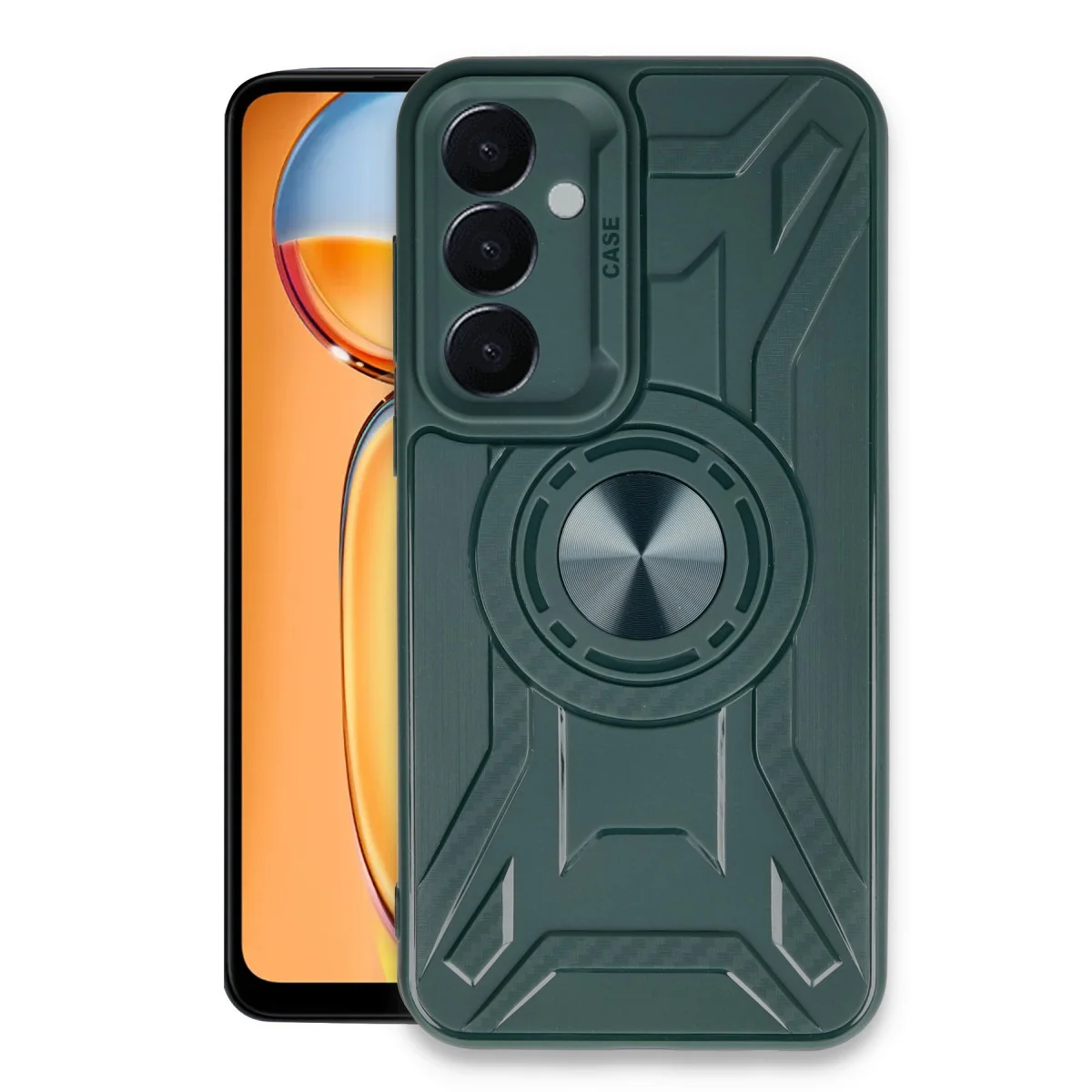 Galaxy A05S Kılıf Lincoln Silikon - Koyu Yeşil