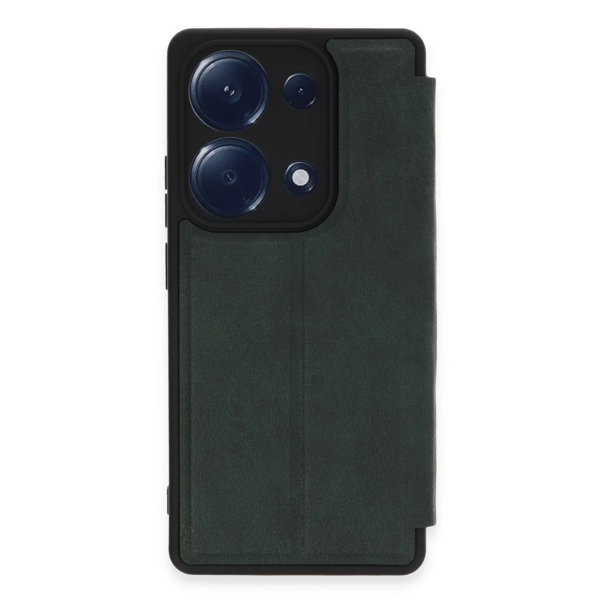 Redmi Note 13 Pro 4G Kılıf Flip Cover - Koyu Yeşil