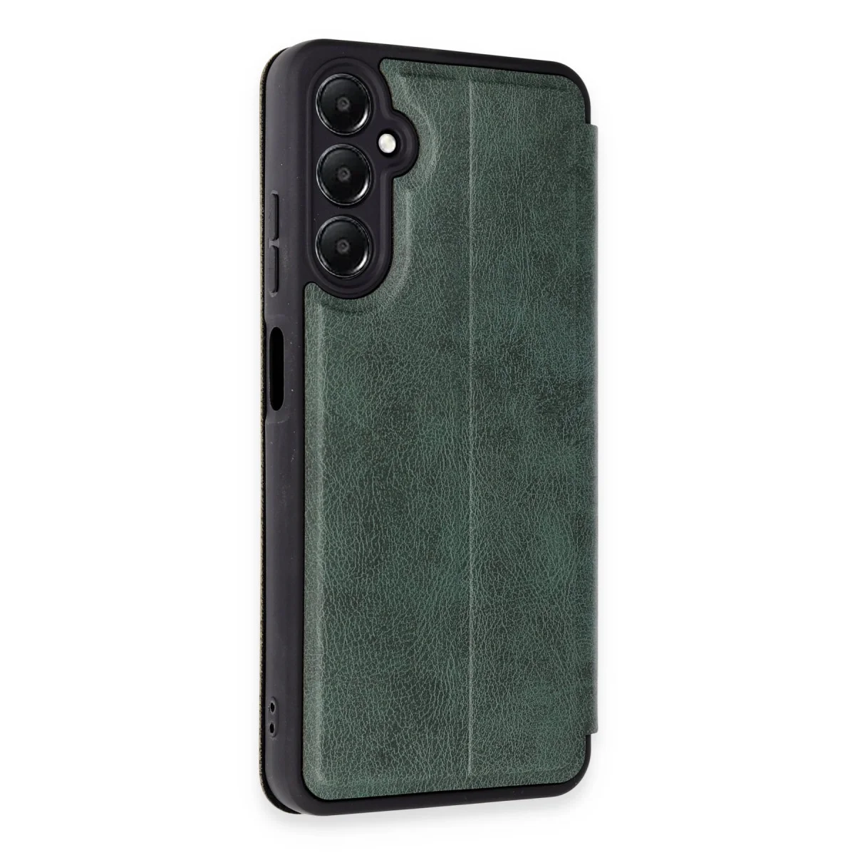 Galaxy A15 4G Kılıf Flip Cover - Koyu Yeşil