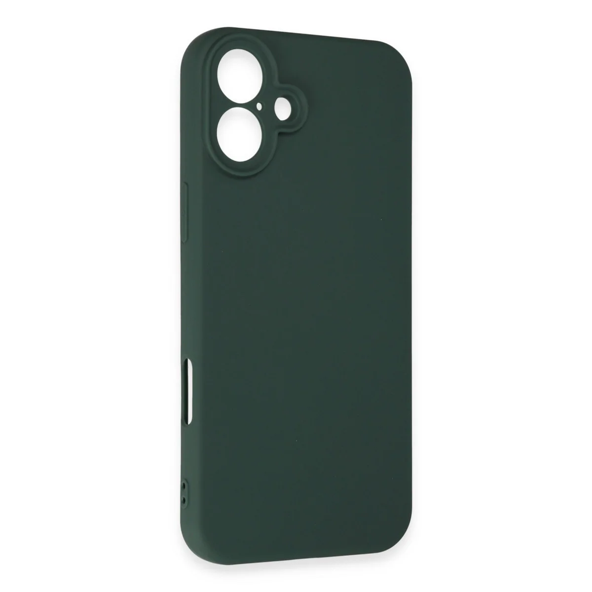 iPhone 16 Plus Kılıf First Silikon - Koyu Yeşil