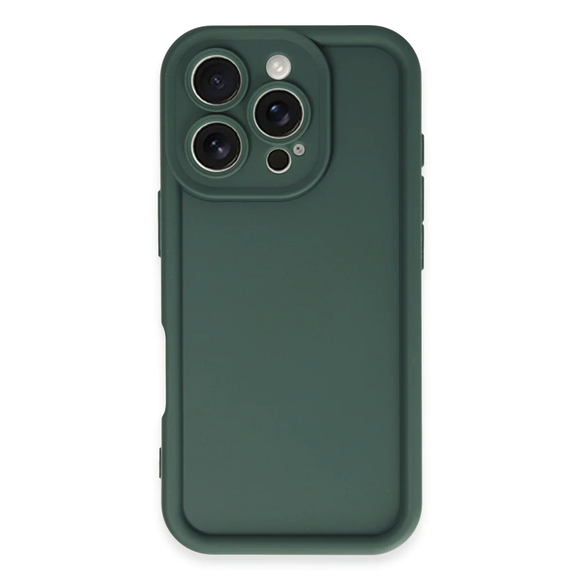 iPhone 16 Pro Kılıf Viera Silikon - Koyu Yeşil
