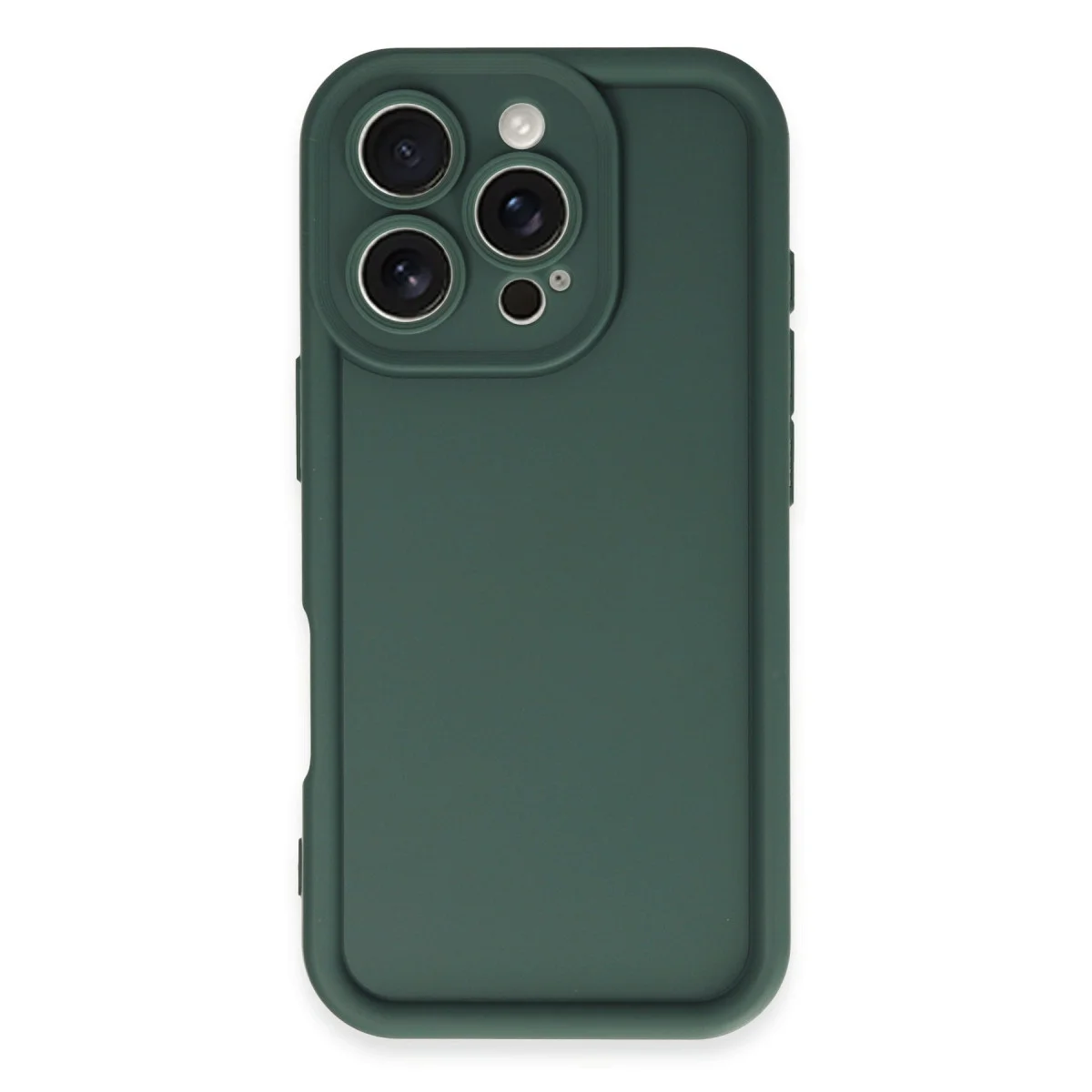 iPhone 16 Pro Max Kılıf Viera Silikon - Koyu Yeşil