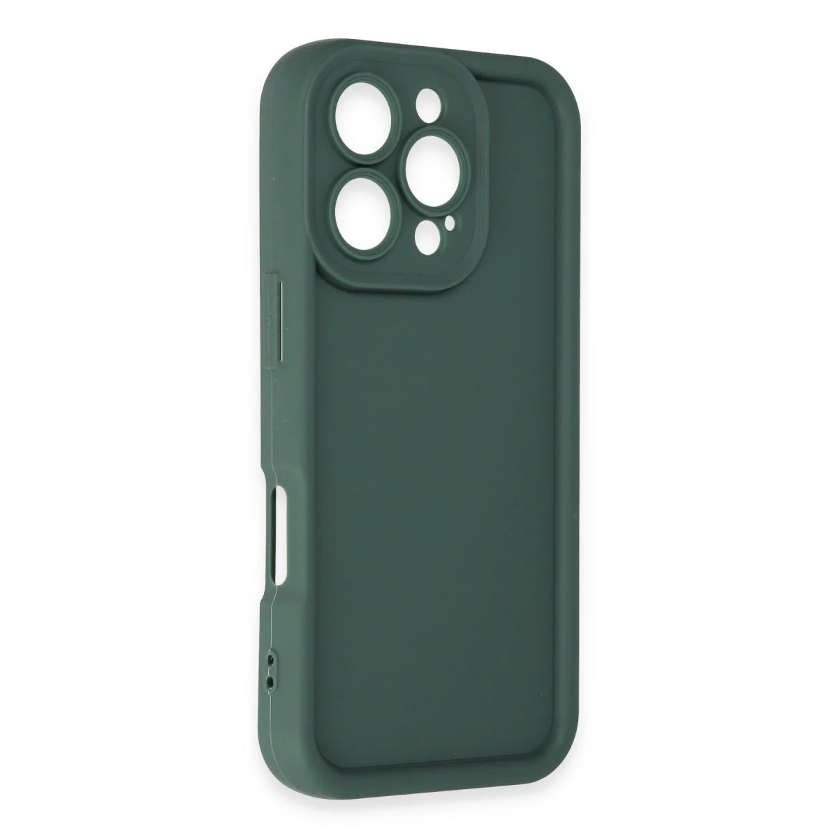 iPhone 16 Pro Max Kılıf Viera Silikon - Koyu Yeşil