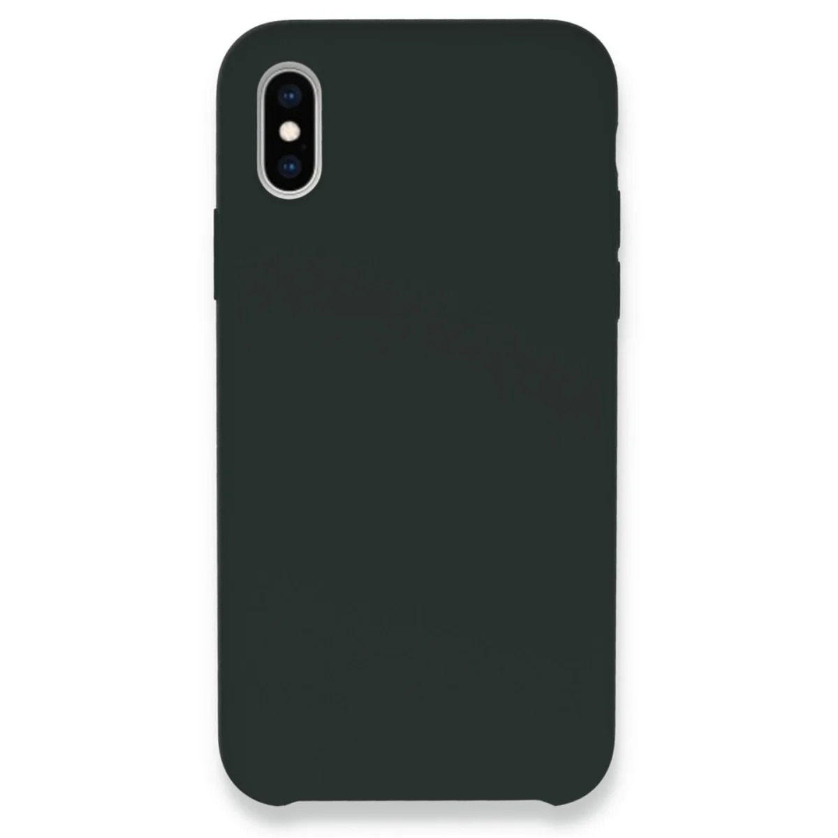 iPhone XS Max Kılıf Lansman Legant Silikon - Koyu Yeşil