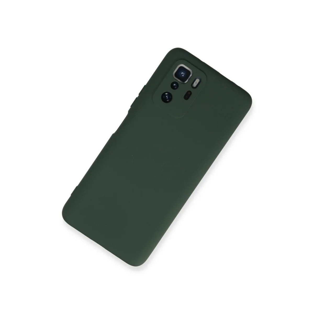 Poco X3 GT Kılıf Nano içi Kadife Silikon - Koyu Yeşil