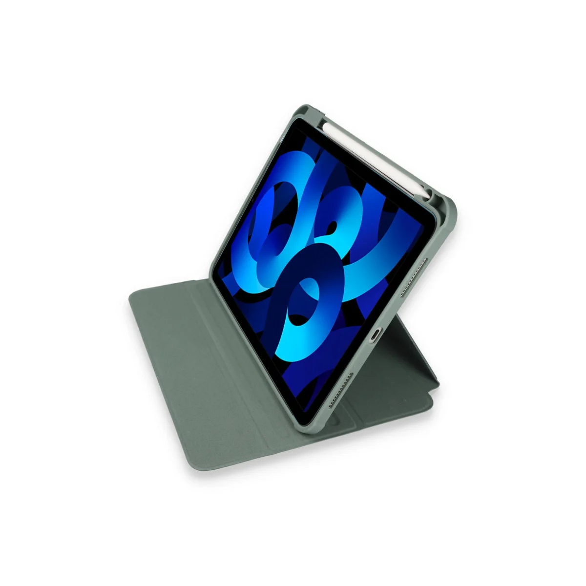 iPad 10.2 (7.nesil) Kılıf Starling 360 Kalemlikli Tablet Kılıf - Koyu Yeşil