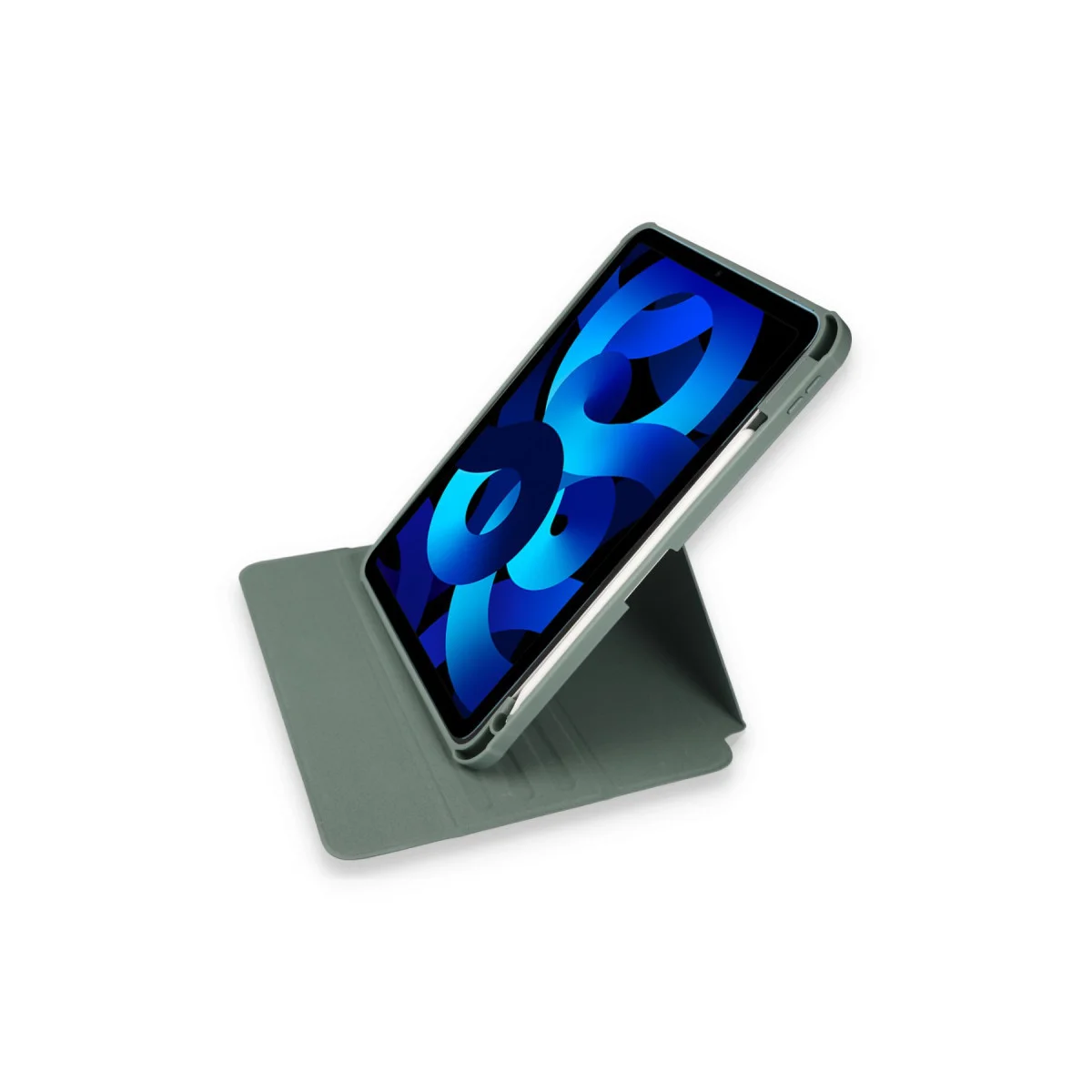 iPad 10.2 (7.nesil) Kılıf Starling 360 Kalemlikli Tablet Kılıf - Koyu Yeşil