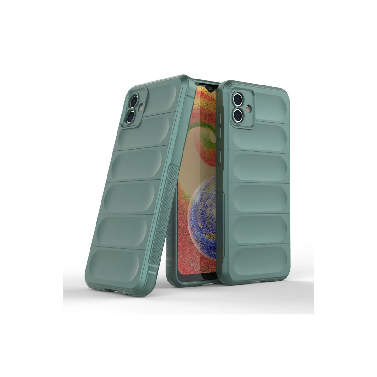 Galaxy A04E Kılıf Optimum Silikon - Koyu Yeşil