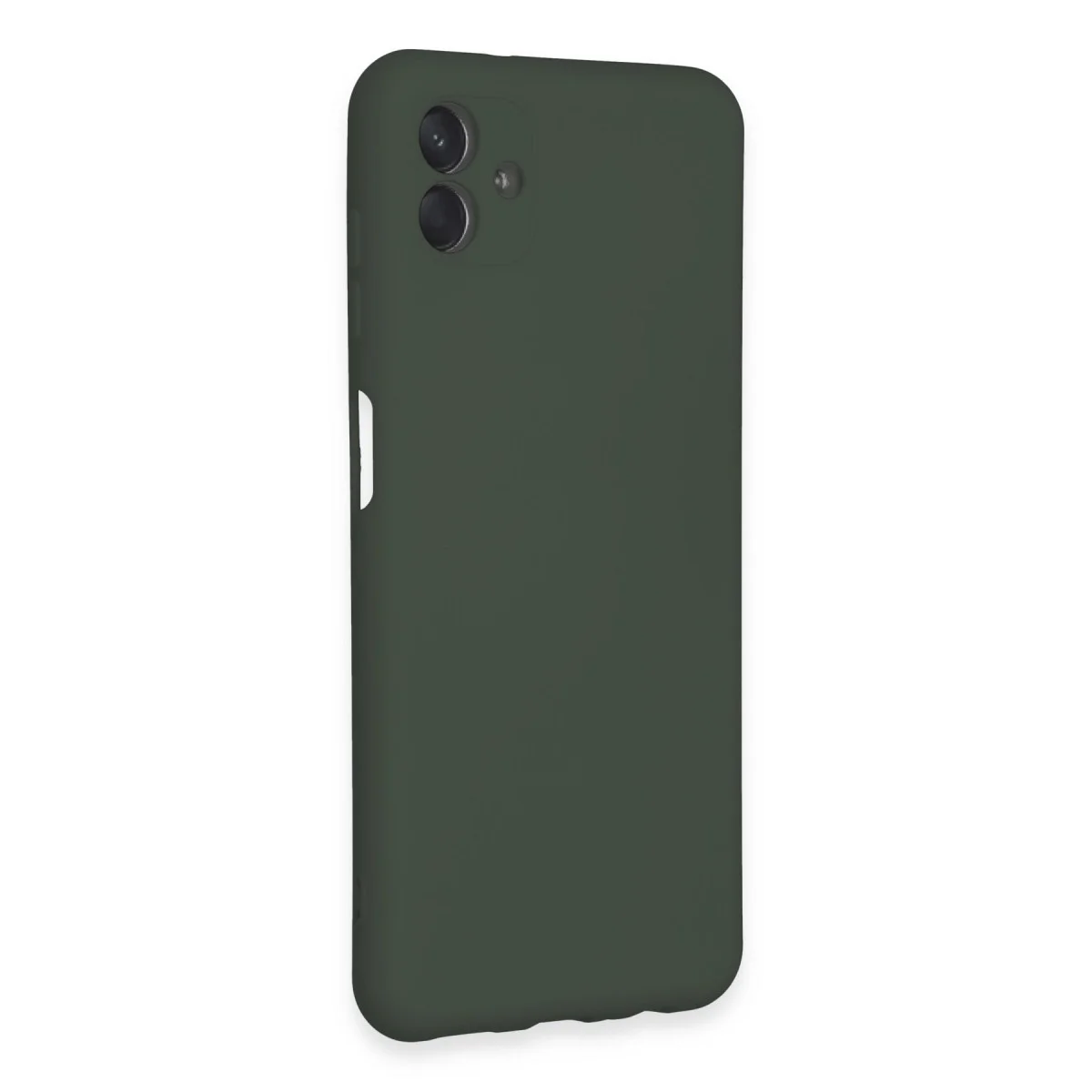 Galaxy A04E Kılıf Nano içi Kadife Silikon - Koyu Yeşil