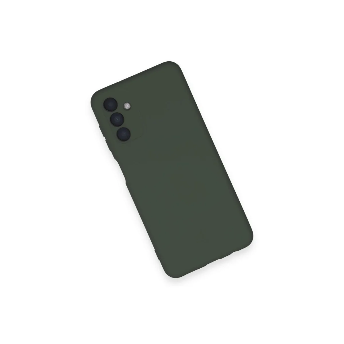 Galaxy A14 4G Kılıf Nano içi Kadife Silikon - Koyu Yeşil