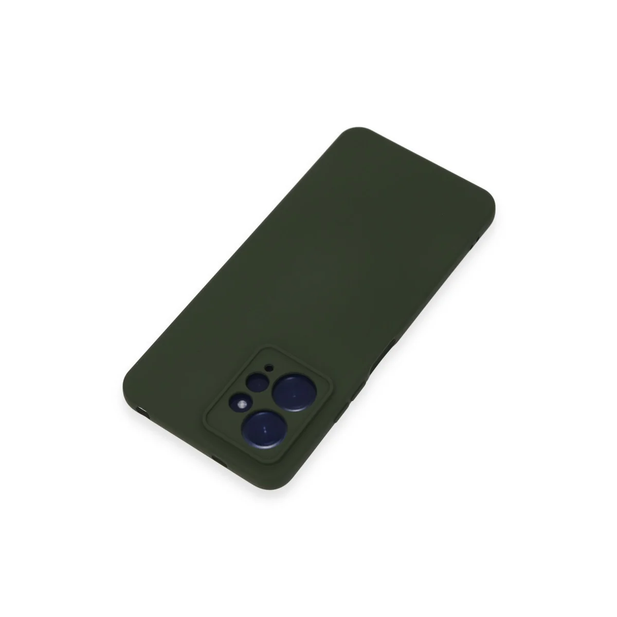 Redmi Note 12 4G Kılıf Nano içi Kadife Silikon - Koyu Yeşil