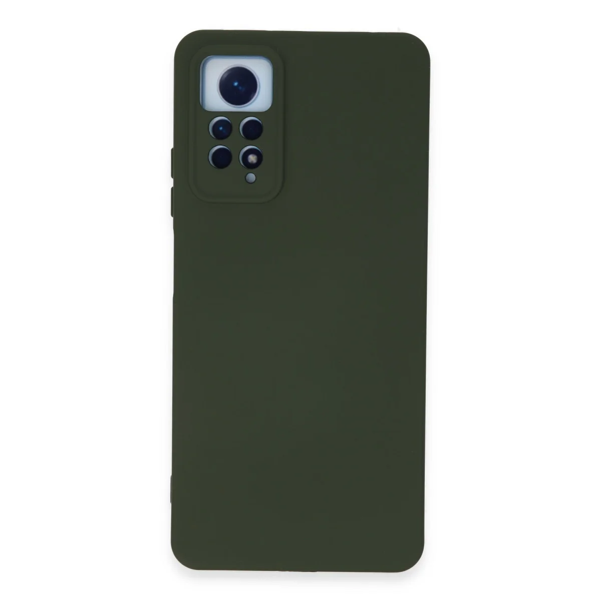 Redmi Note 12 Pro 4G Kılıf Nano içi Kadife Silikon - Koyu Yeşil
