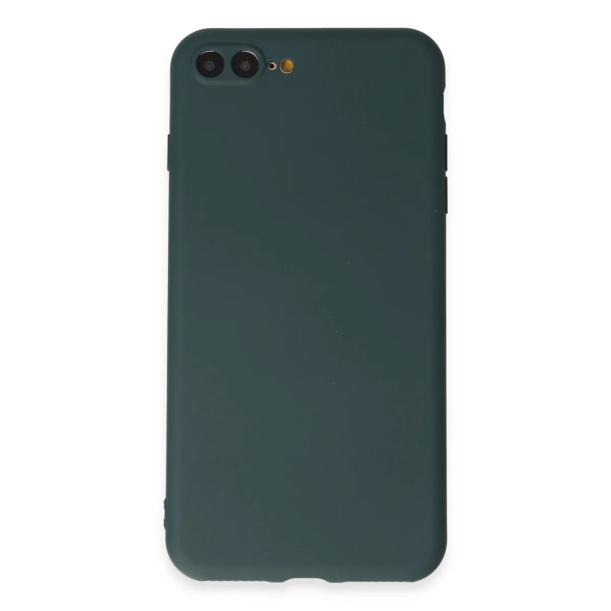 iPhone 7 Plus Kılıf First Silikon - Koyu Yeşil