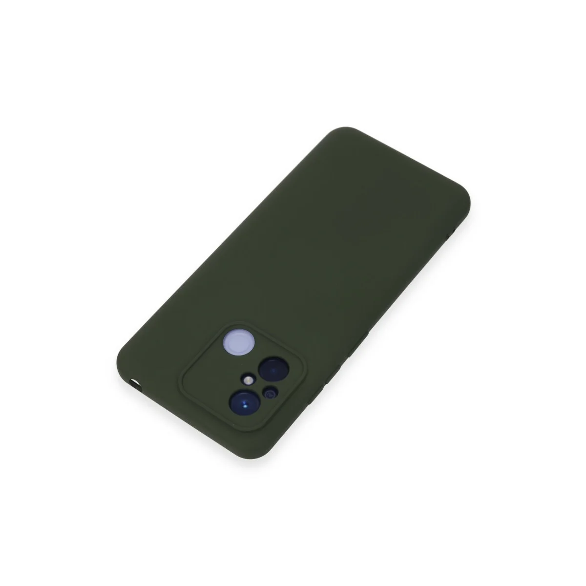 Redmi 12C Kılıf Nano içi Kadife Silikon - Koyu Yeşil