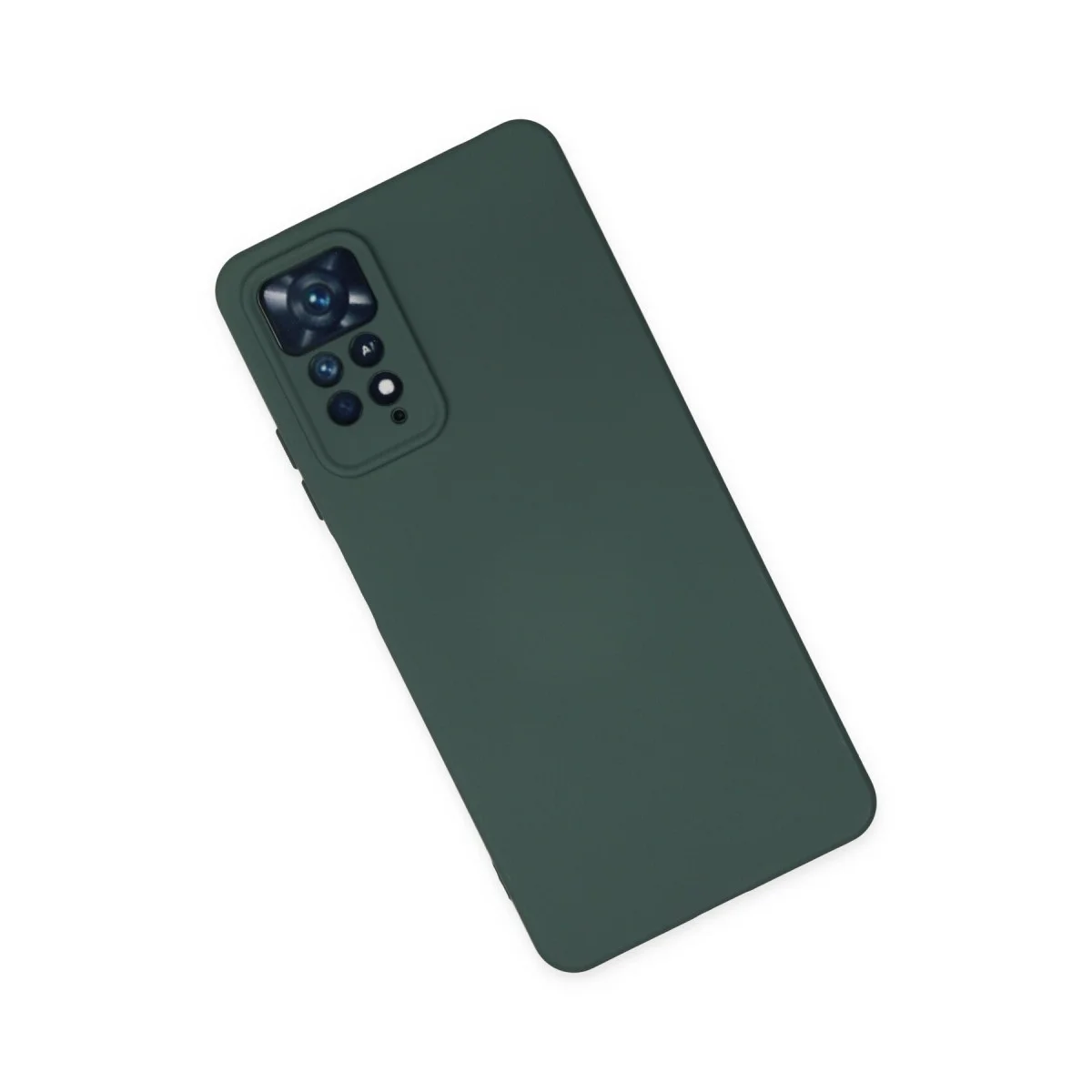 Redmi Note 11 Pro Kılıf Nano içi Kadife Silikon - Koyu Yeşil