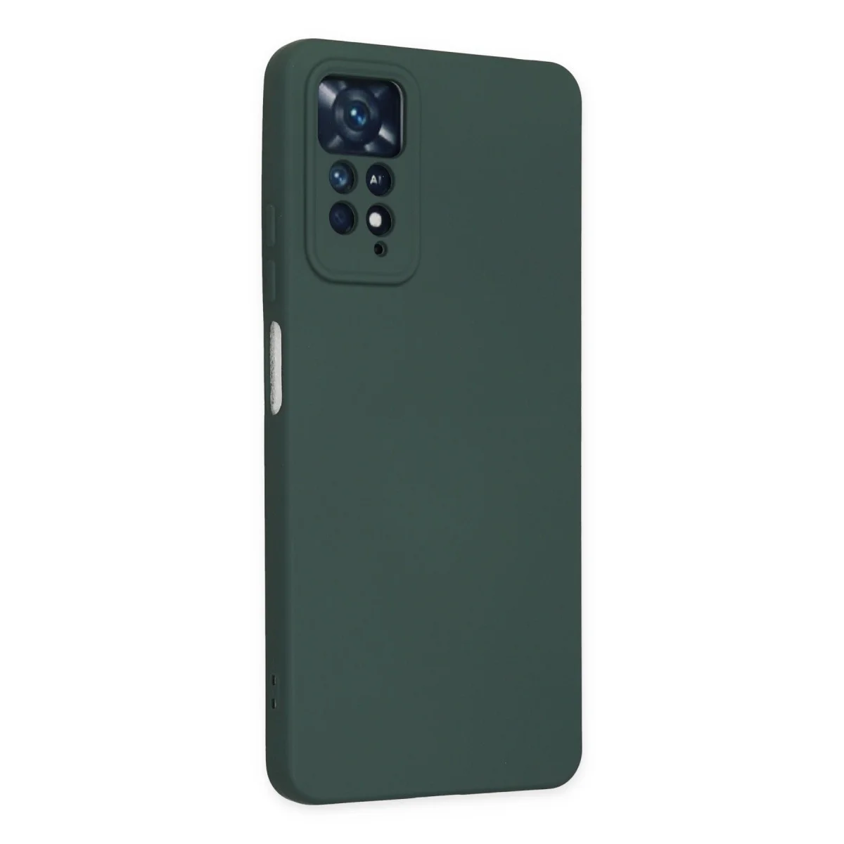 Redmi Note 11 Pro Kılıf Nano içi Kadife Silikon - Koyu Yeşil