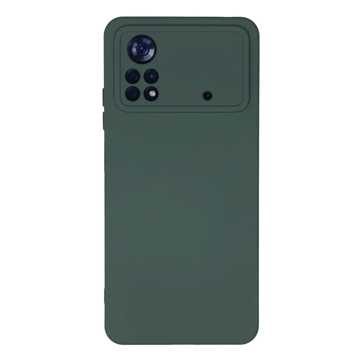 Poco X4 Pro 5G Kılıf Nano içi Kadife Silikon - Koyu Yeşil