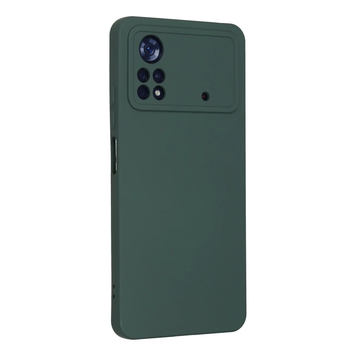 Poco X4 Pro 5G Kılıf Nano içi Kadife Silikon - Koyu Yeşil