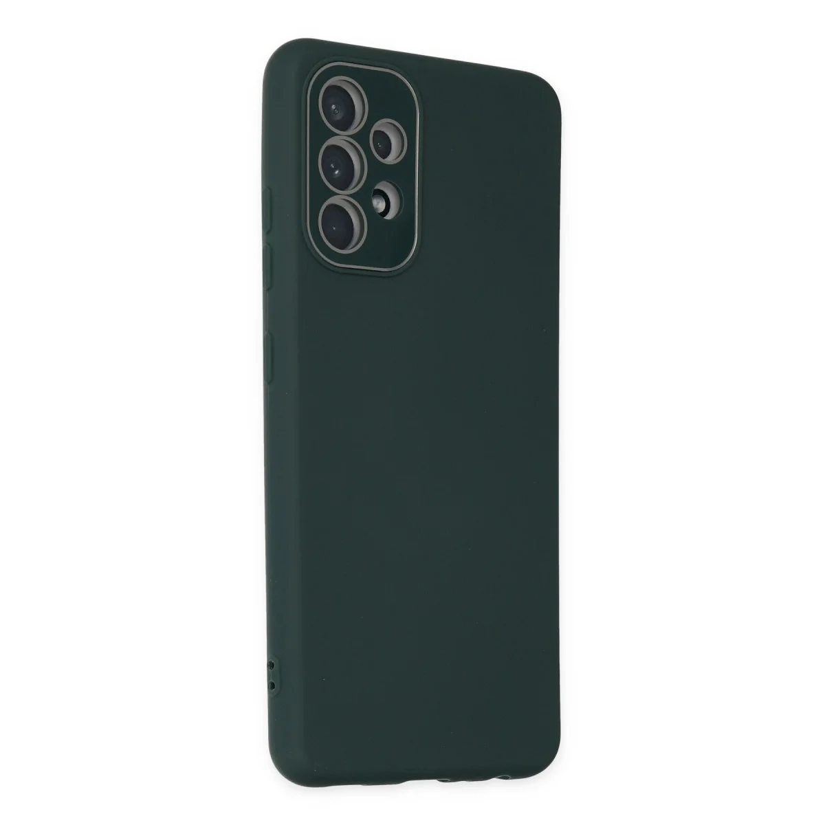 Galaxy A53 5G Kılıf Lansman Glass Kapak - Koyu Yeşil