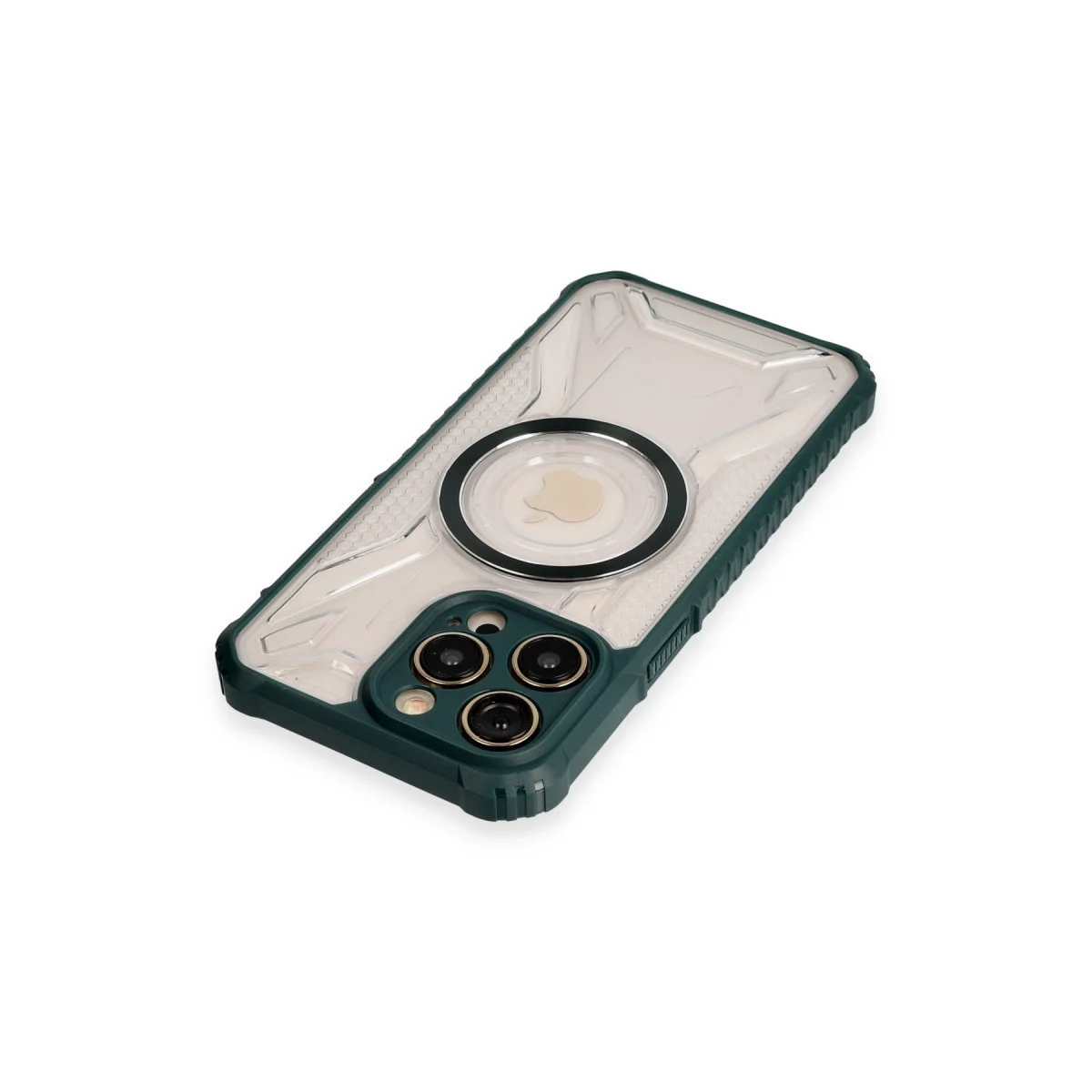 iPhone 14 Pro Kılıf Prag Magneticsafe Kapak - Koyu Yeşil