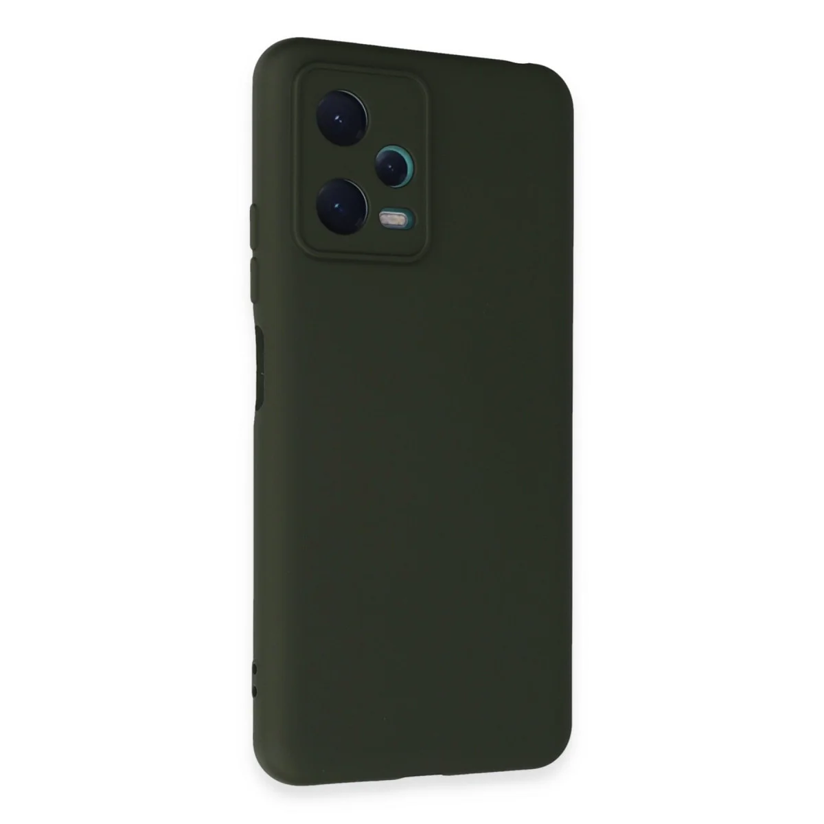 Redmi Note 12 5G Kılıf Nano içi Kadife Silikon - Koyu Yeşil