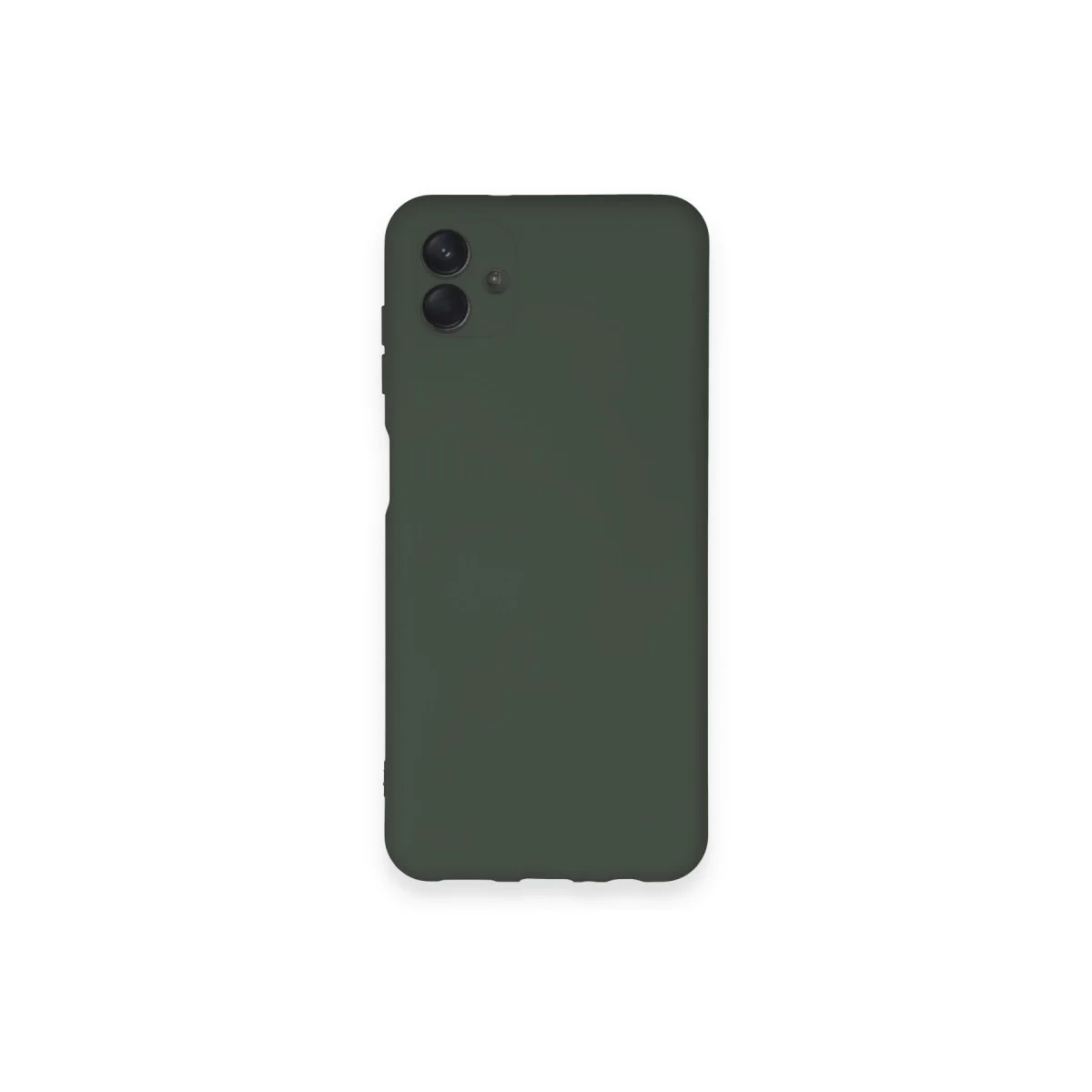 Galaxy A04 Kılıf Nano içi Kadife Silikon - Koyu Yeşil