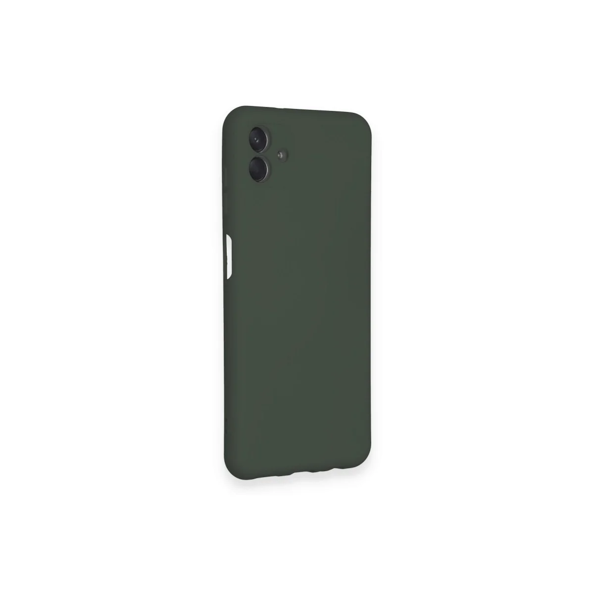 Galaxy A04 Kılıf Nano içi Kadife Silikon - Koyu Yeşil