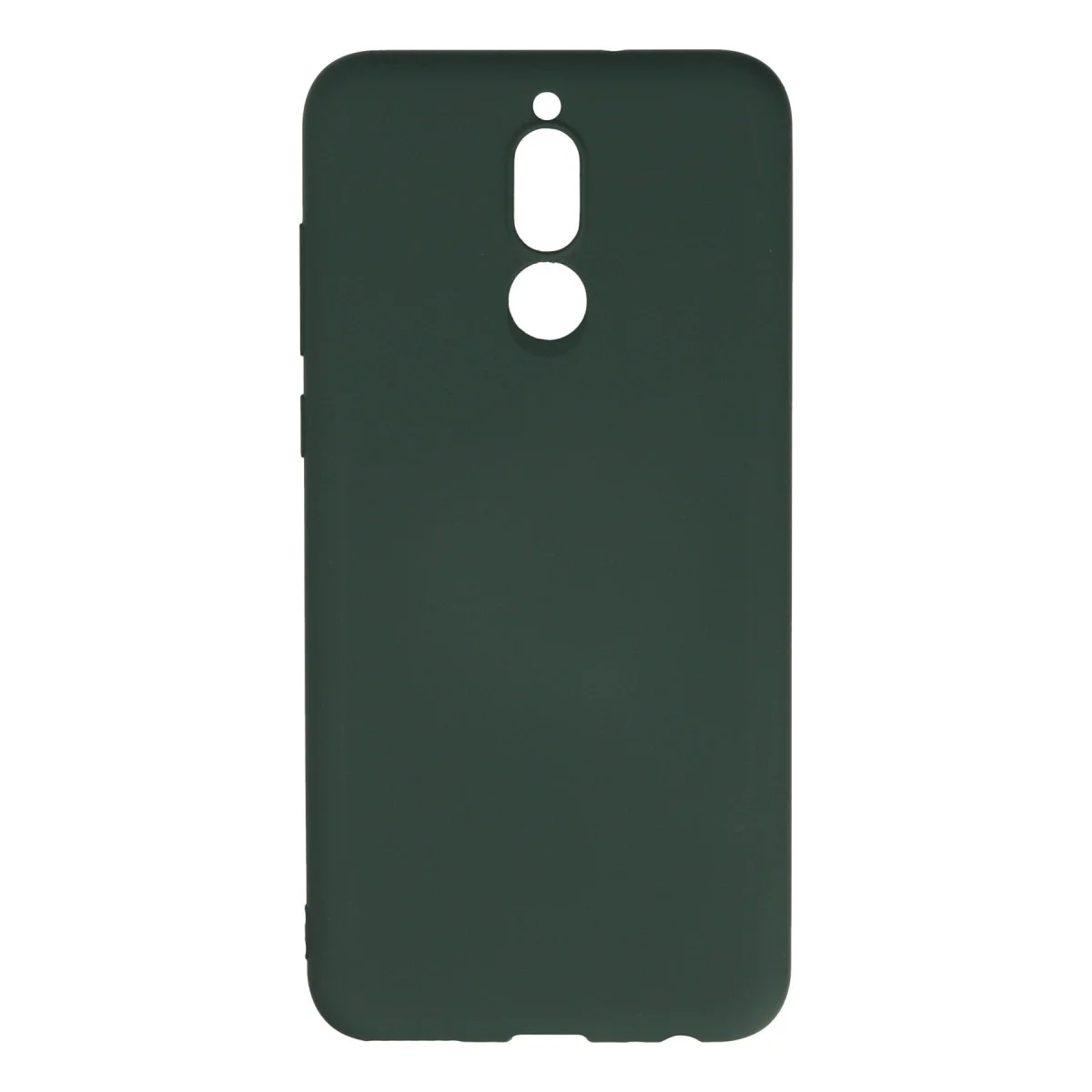 Mate 10 Lite Kılıf Nano içi Kadife Silikon - Koyu Yeşil
