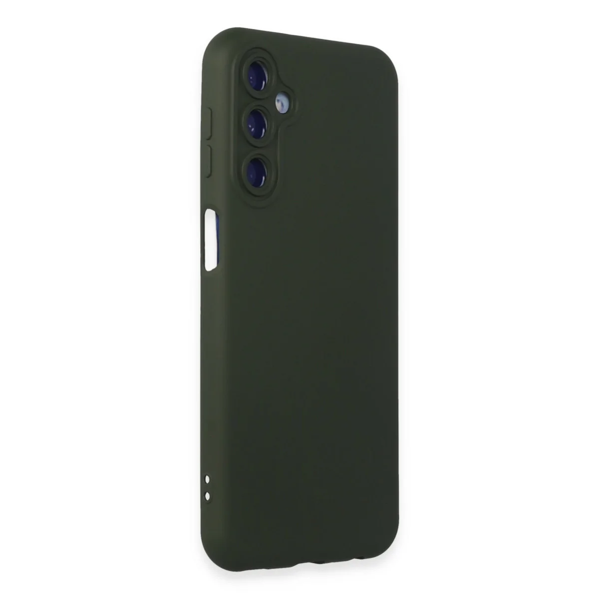 Galaxy M34 5G Kılıf Nano içi Kadife Silikon - Koyu Yeşil